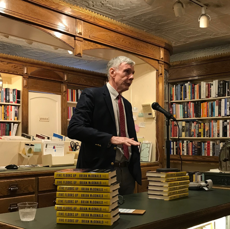 Author Brian McDonald speaking about his books.