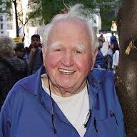 A small photo of author Malachy McCourt.